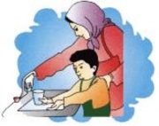 کودکان در نمایشگاه کتاب فرهنگ مصرف بهینه آب می آموزند